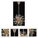 Constellation 10 Light 19 inch 18K Gold Pendant Ceiling Light