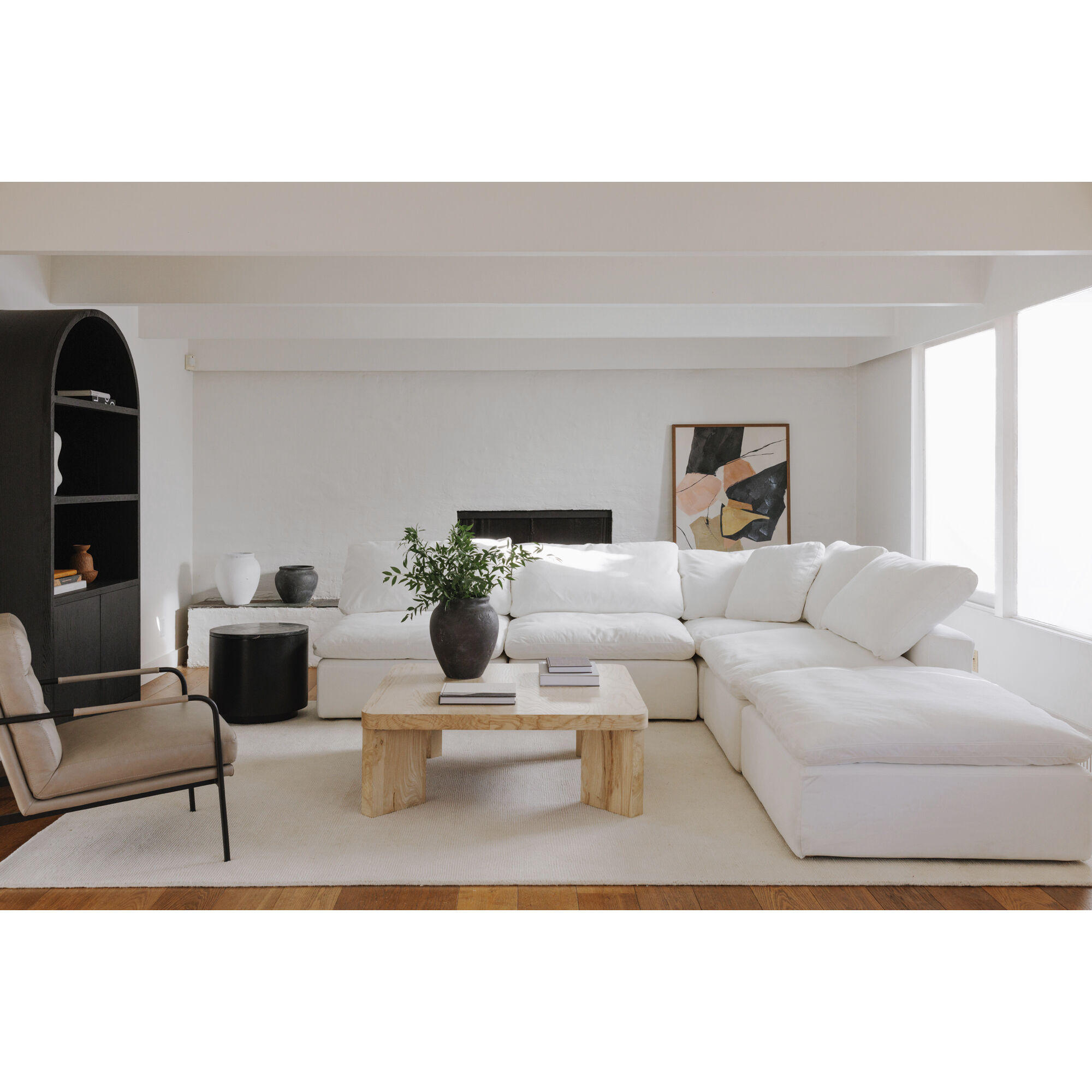 Ritual 20 X 20 inch Black End Table