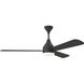 Streaming 60 inch Midnight Black Indoor/Outdoor Smart Ceiling Fan