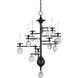 Sethos 9 Light 28 inch Old Iron Chandelier Ceiling Light, Small