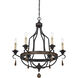 Starr 6 Light 28.5 inch Durango Chandelier Ceiling Light