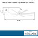 Xtreme H2O 52 52 inch Flat White Ceiling Fan, Outdoor