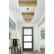Addis 4 Light 17.75 inch Aged Brass Mini Chandelier Ceiling Light in Amber