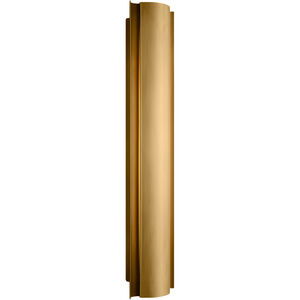 Chapman & Myers Jensen LED 6.5 inch Antique-Burnished Brass Wall Wash Sconce Wall Light, Large