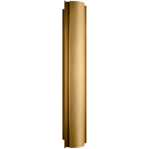 Chapman & Myers Jensen LED 6.5 inch Antique-Burnished Brass Wall Wash Sconce Wall Light, Large
