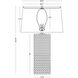 Lesina 31 inch 150.00 watt Oatmeal Brown Table Lamp Portable Light