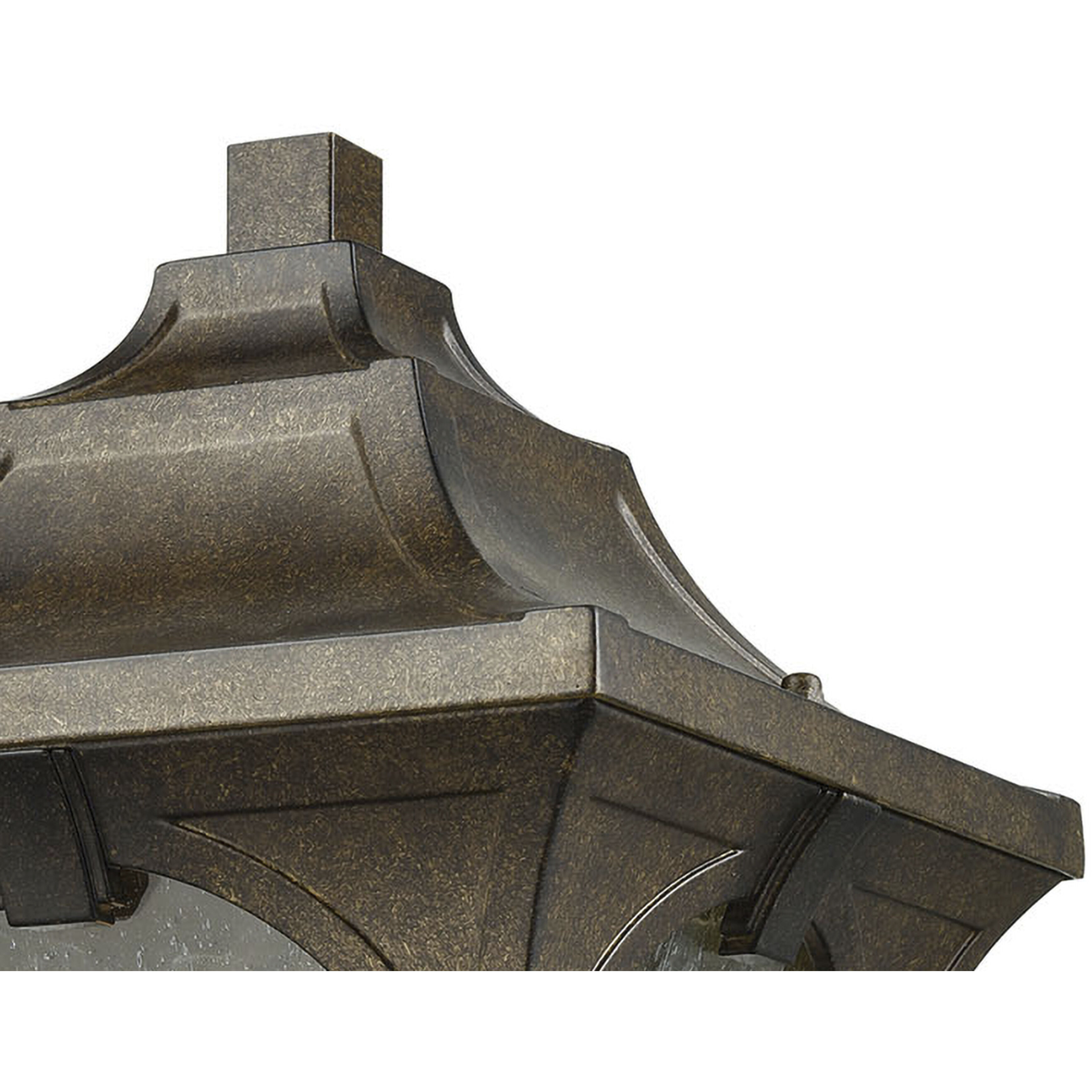 Loringdale 1 Light 17 inch Hazelnut Bronze Outdoor Post Light