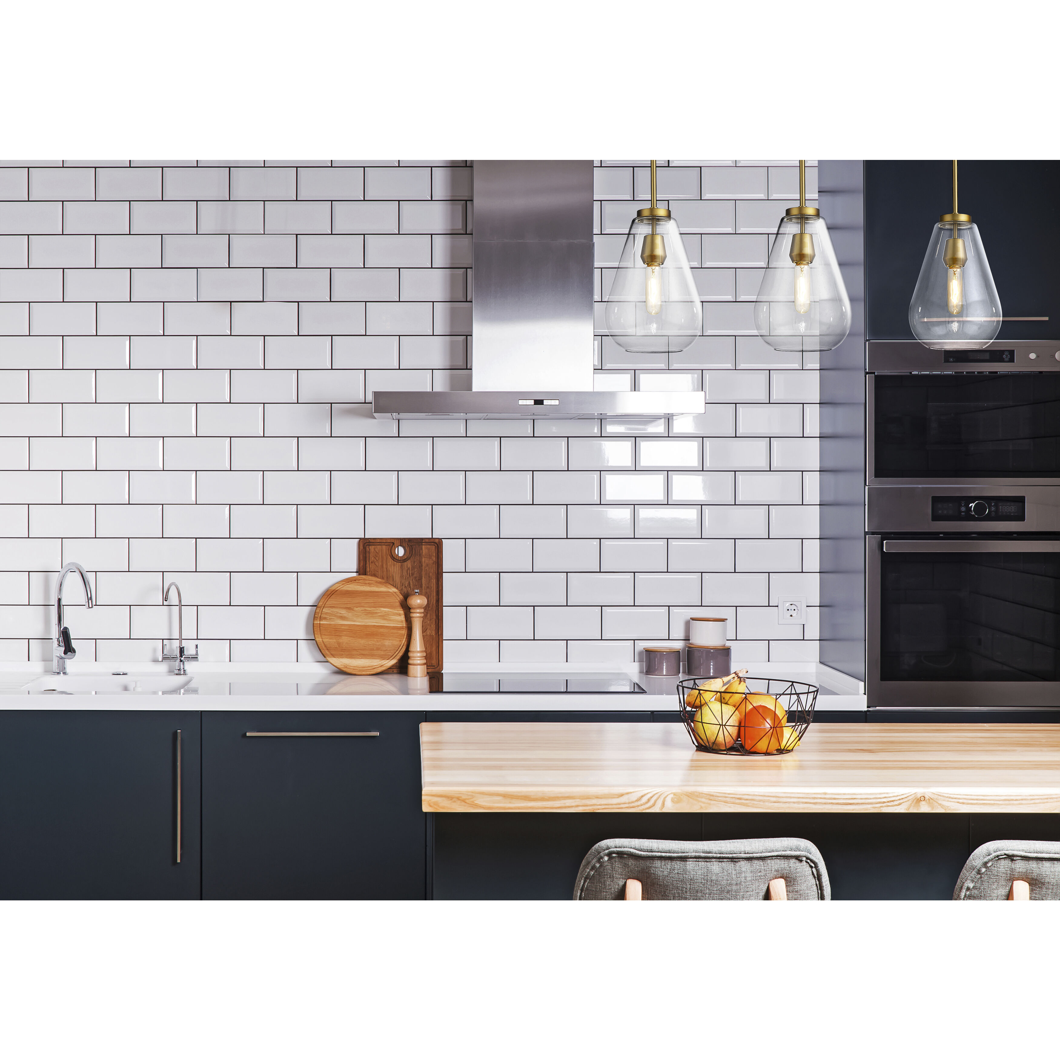 Ayra 3 Light 36 inch Olde Brass Linear Chandelier Ceiling Light