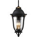 Peale Street 5 Light 33 inch Sand Coal And Vermeil Gold Outdoor Wall Mount, Great Outdoors