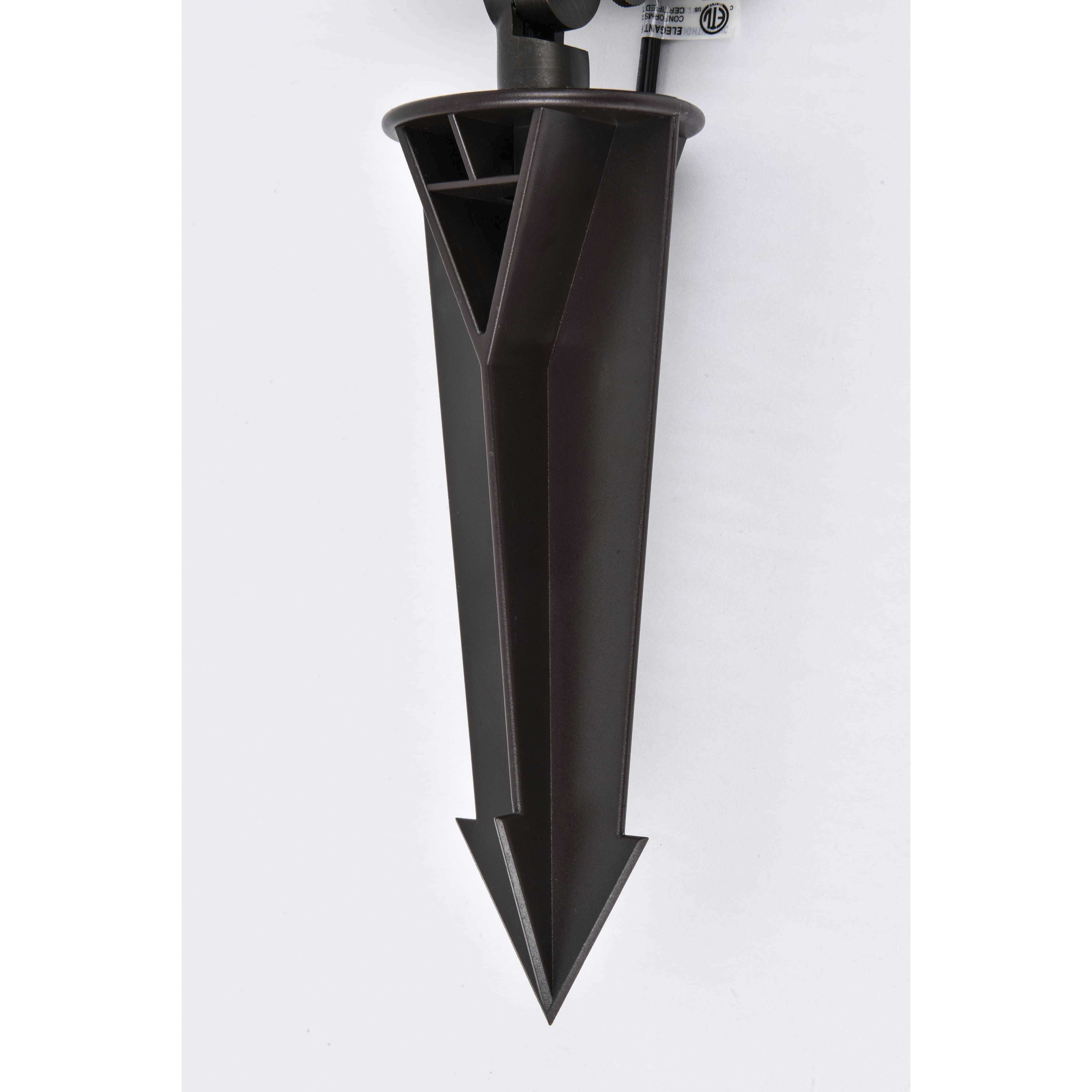 Aera 12 35.00 watt Dark Bronze Outdoor Landscape Flood Light