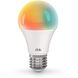 A19 Smart 9 watt 120V RGB + CCT 2700K-6500K Bulb, Indoor
