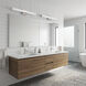 Rail LED 24 inch Satin Nickel Bath Vanity Wall Light