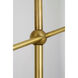 Suzanne Kasler Frederick 52 inch 15 watt Hand-Rubbed Antique Brass Pivoting Floor Lamp Portable Light