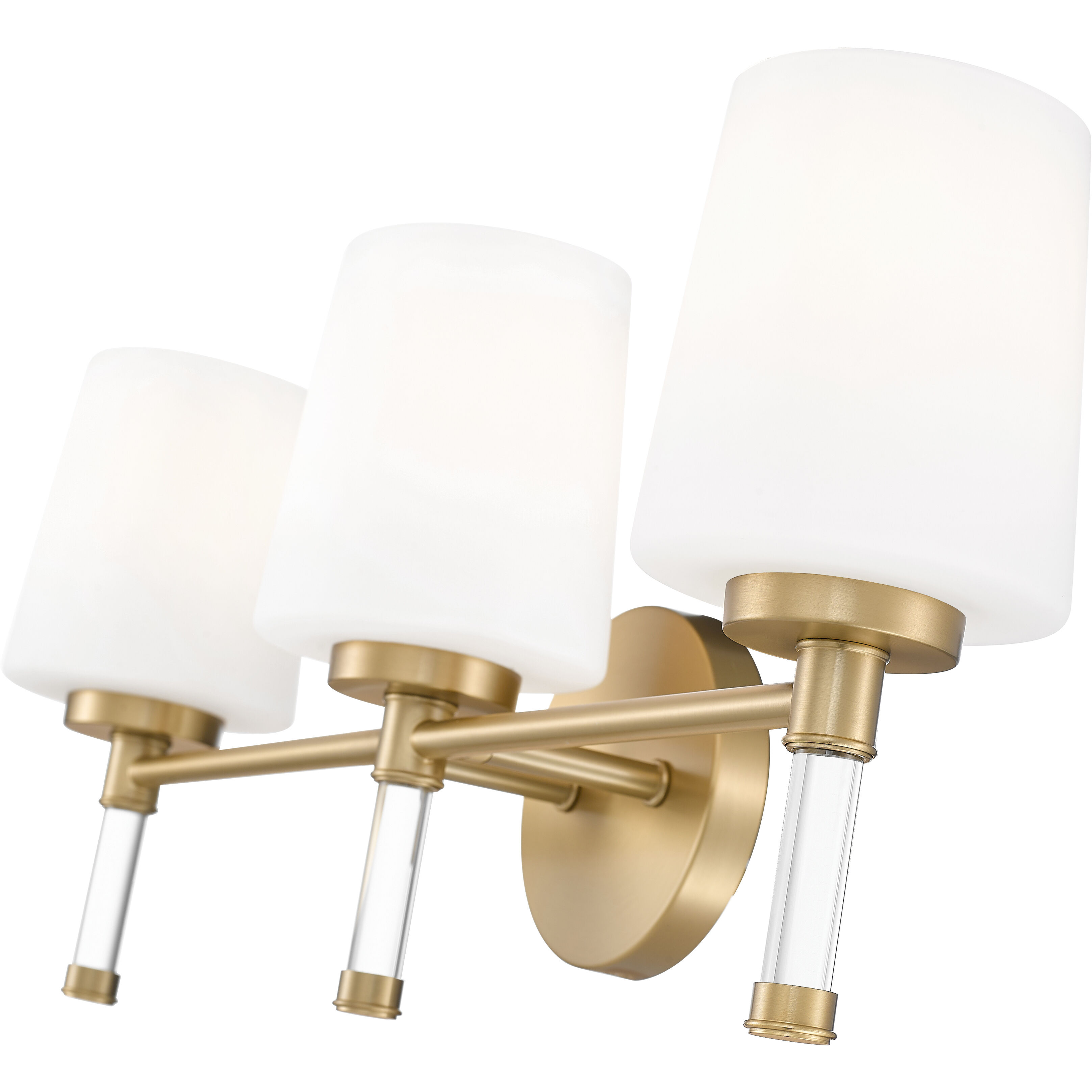 Henri Vanity Wall Light in Modern Gold
