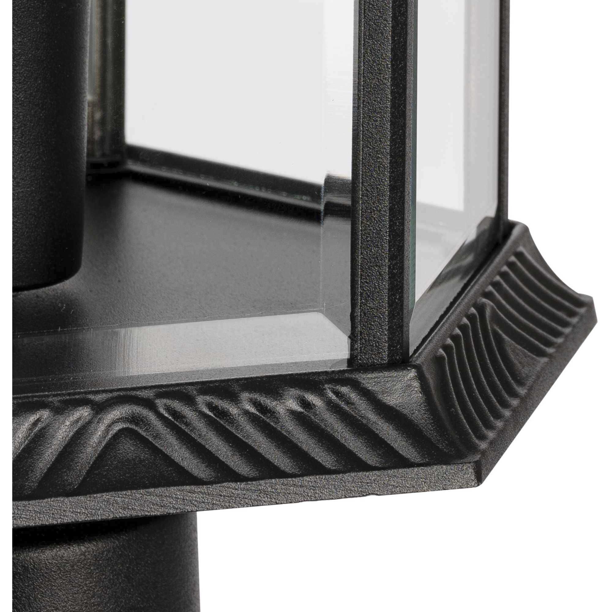 Dillard 1 Light 18 inch Textured Black Outdoor Post Lantern