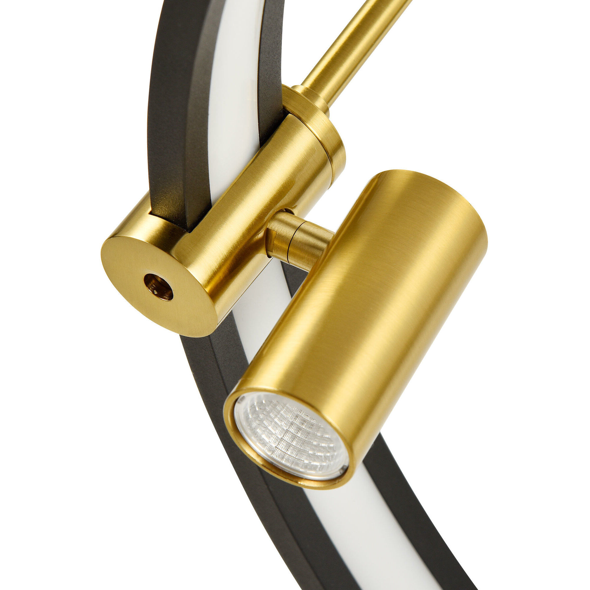 Tania 23 inch Black/Antique Brass Chandelier Ceiling Light