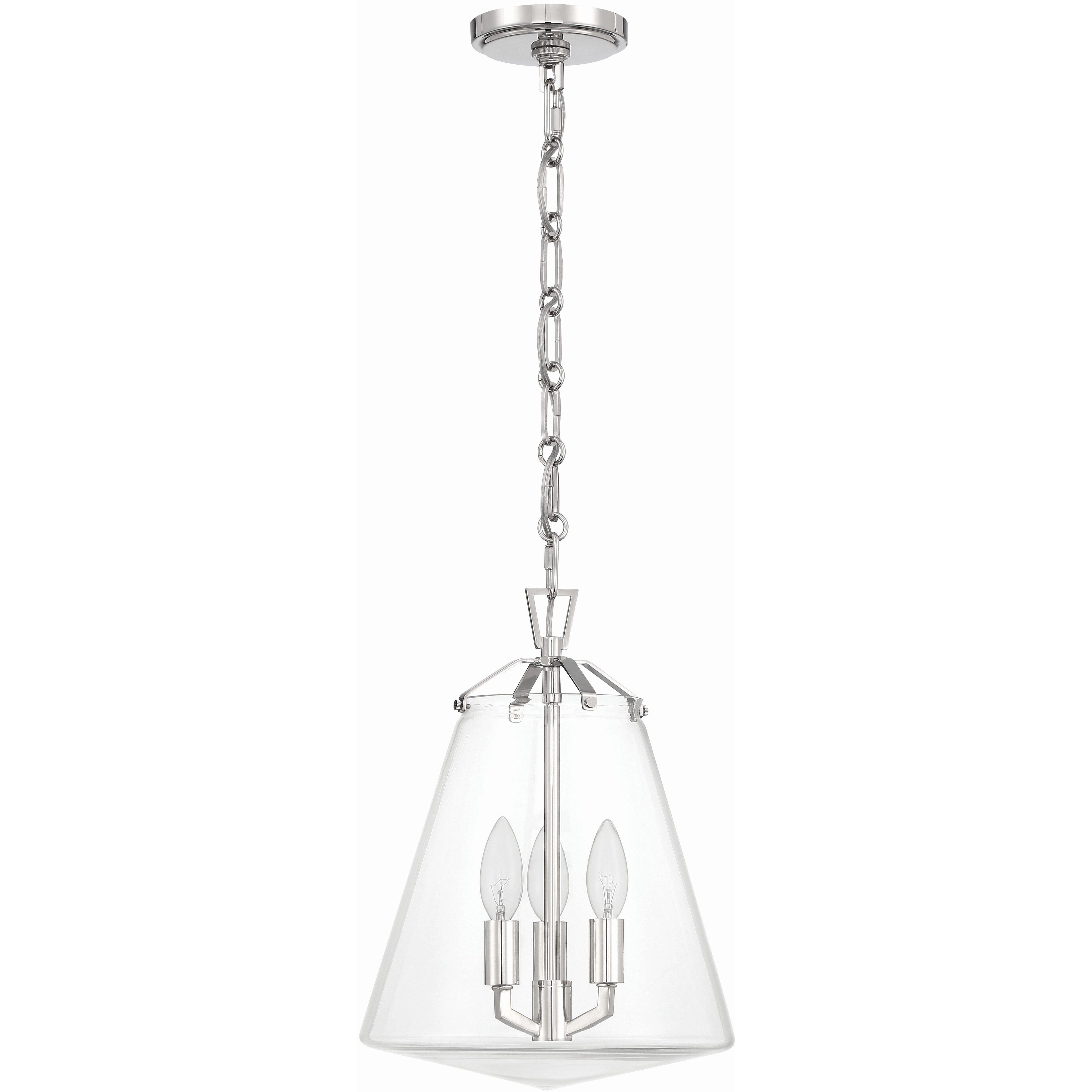 Voss Pendant Ceiling Light in Polished Nickel