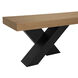 Gravity White Oak with Clear Flat Bench