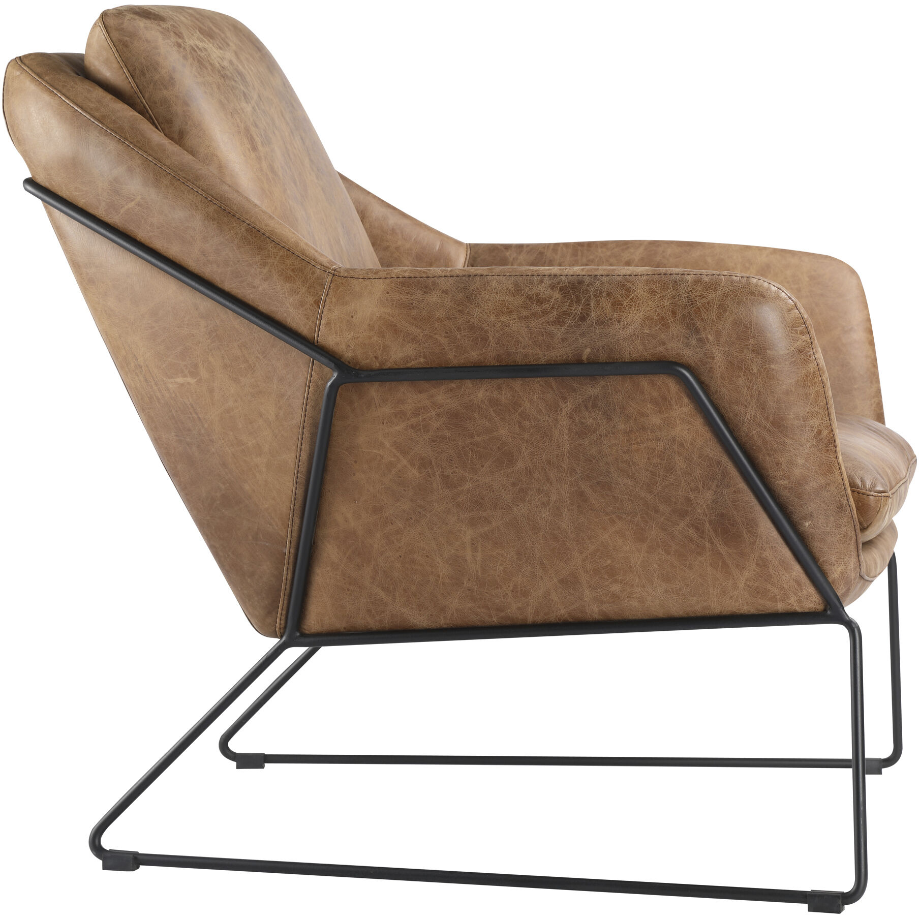 Greer Brown Club Chair