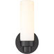 Valmont 1 Light 5 inch Matte Black Sconce Wall Light