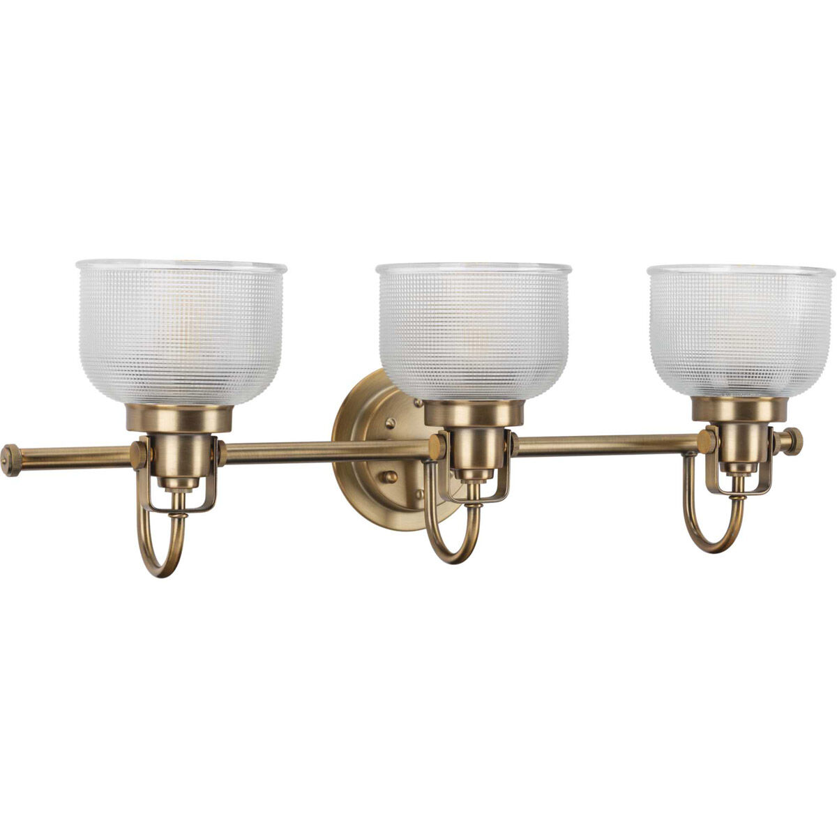 Artrude St 3 Light 26.25 inch Vintage Brass Bath Vanity Wall Light