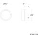 Beyond Melange LED 8 inch Black Flush Mount Ceiling Light, Beyond
