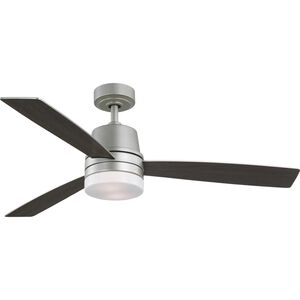 Trevina IV 52 inch Painted Nickel with Brushed Nickel Blades Ceiling Fan