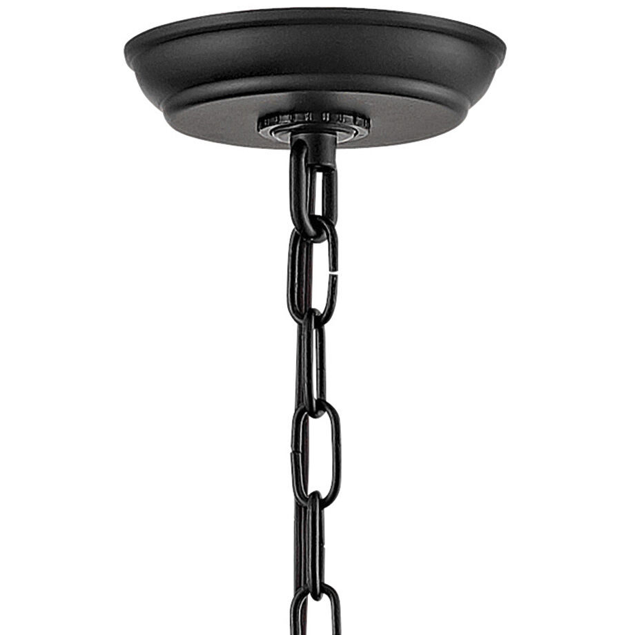 Coastal Elements Atwater LED 9.5 inch Black Outdoor Hanging Lantern, Medium