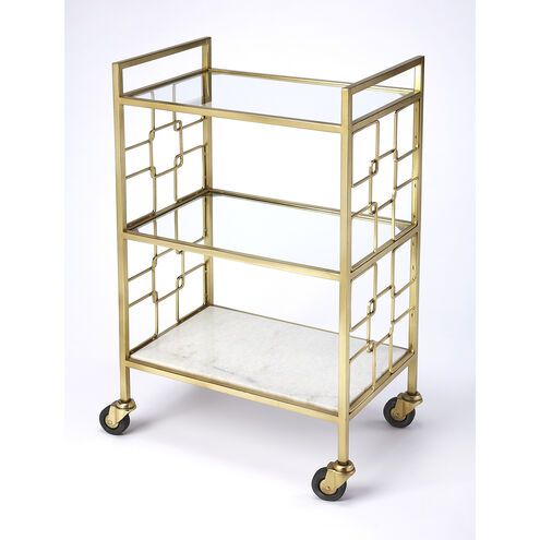 Butler Loft Arcadia 21 X 13 inch Polished Gold Serving Table