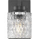 Jacqueline 1 Light 4.75 inch Matte Black Wall Sconce Wall Light