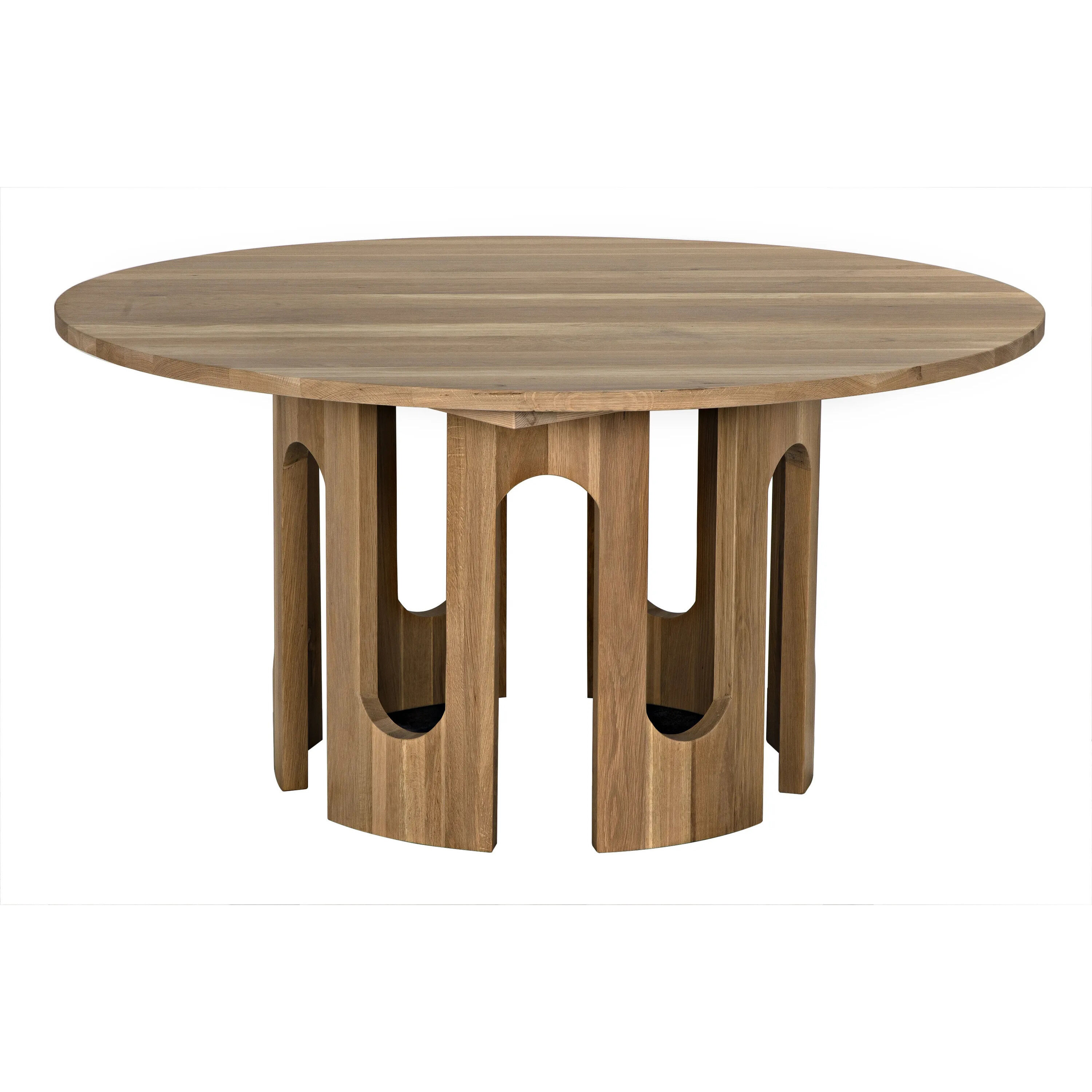 Kirill 60 X 60 inch White Oak Dining Table
