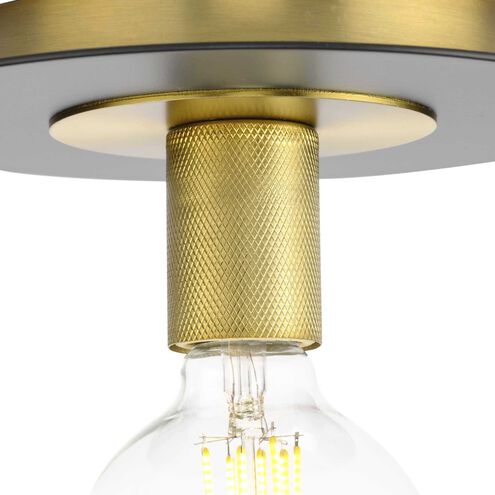 Trimble 1 Light 8 inch Brushed Bronze Flush Mount Ceiling Light, Design Series