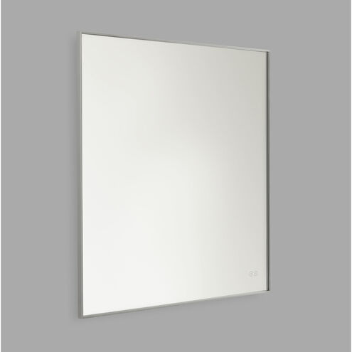 Cadre 36 X 36 inch Brushed Nickel Backlit Wall Mirror