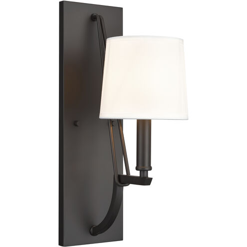 Robinson 1 Light 5.25 inch Matte Black Sconce Wall Light