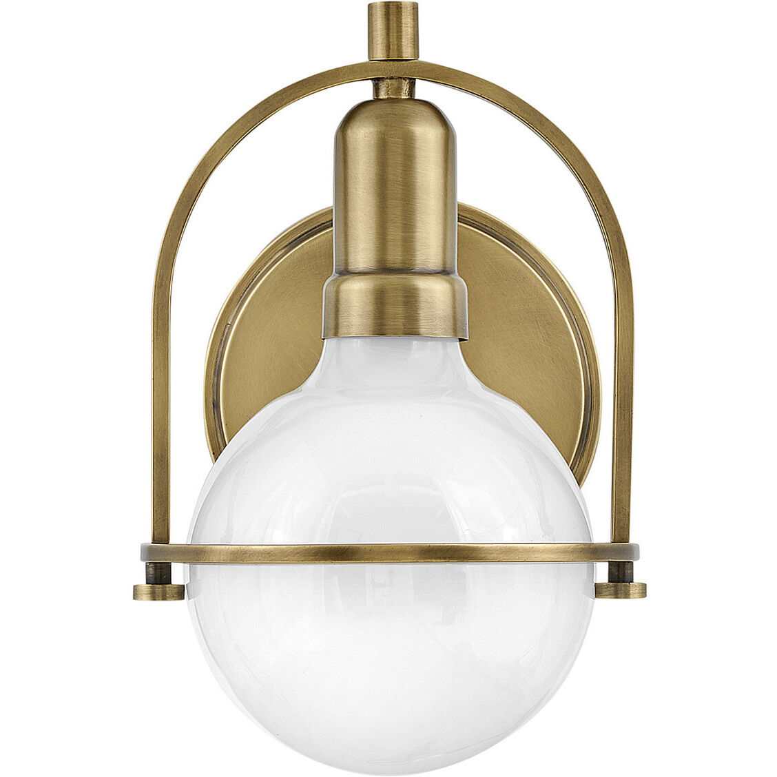 Somerset 1 Light 7.5 inch Heritage Brass Vanity Light Wall Light