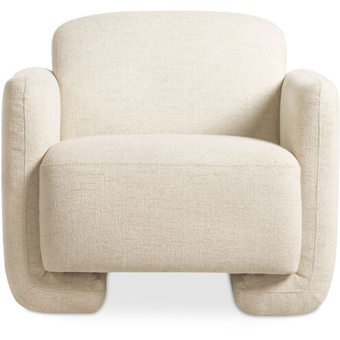 Fallon White Slipper Chair, Accent Chair