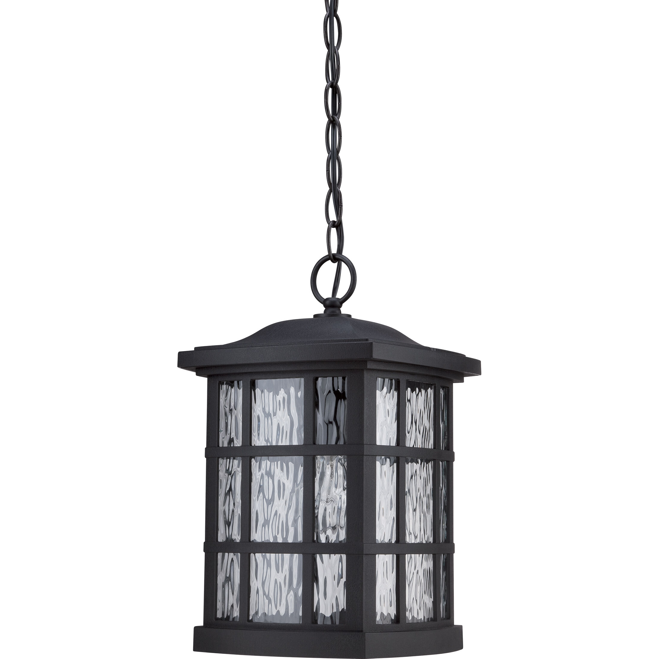 Stonington 1 Light 10 inch Mystic Black Outdoor Hanging