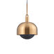 Forked LED 13.39 inch Brass Pendant Ceiling Light