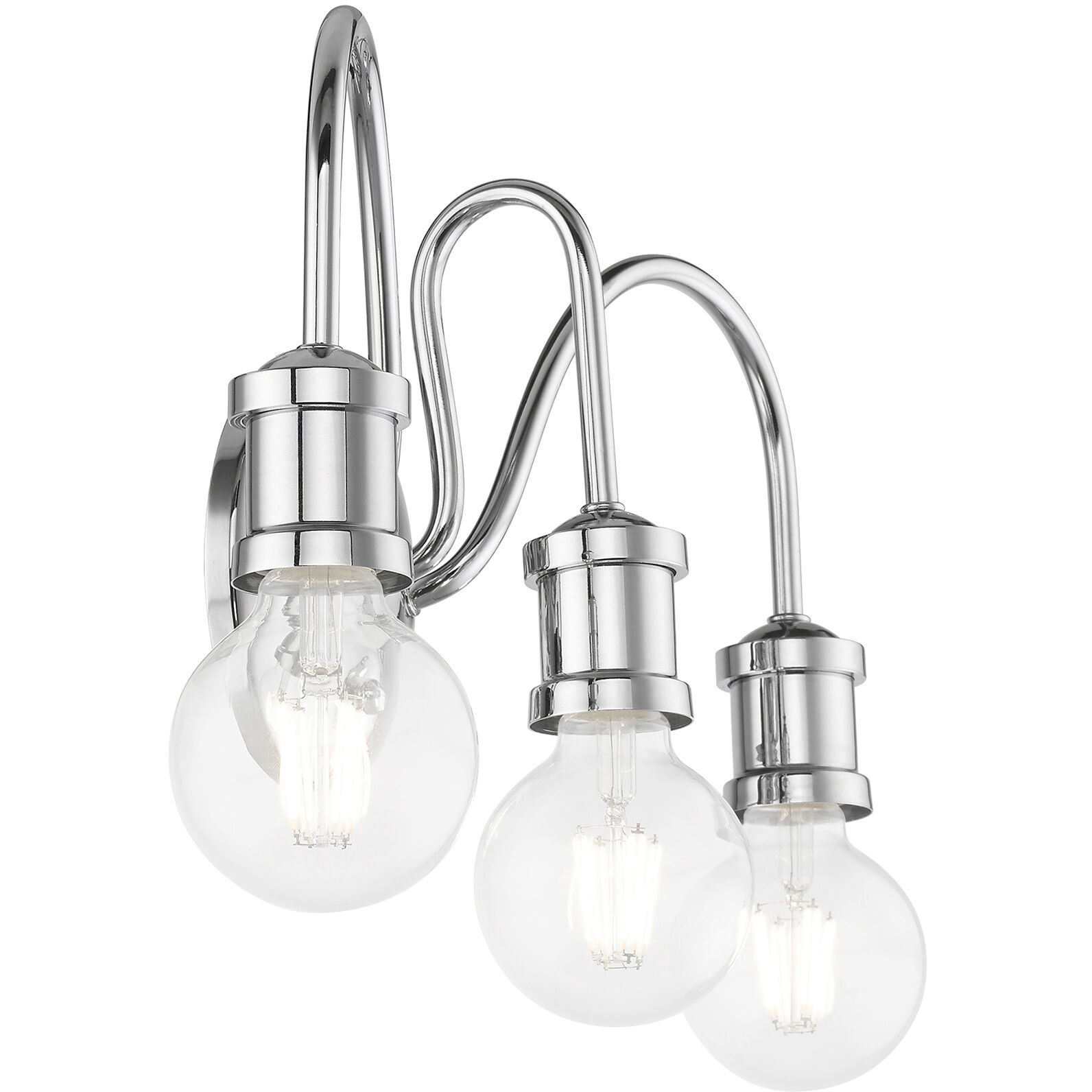 Lansdale 3 Light 19 inch Polished Chrome Vanity Sconce Wall Light