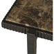Ariana Forged Antique Bronze and Marron Imperial Marble Bar Console