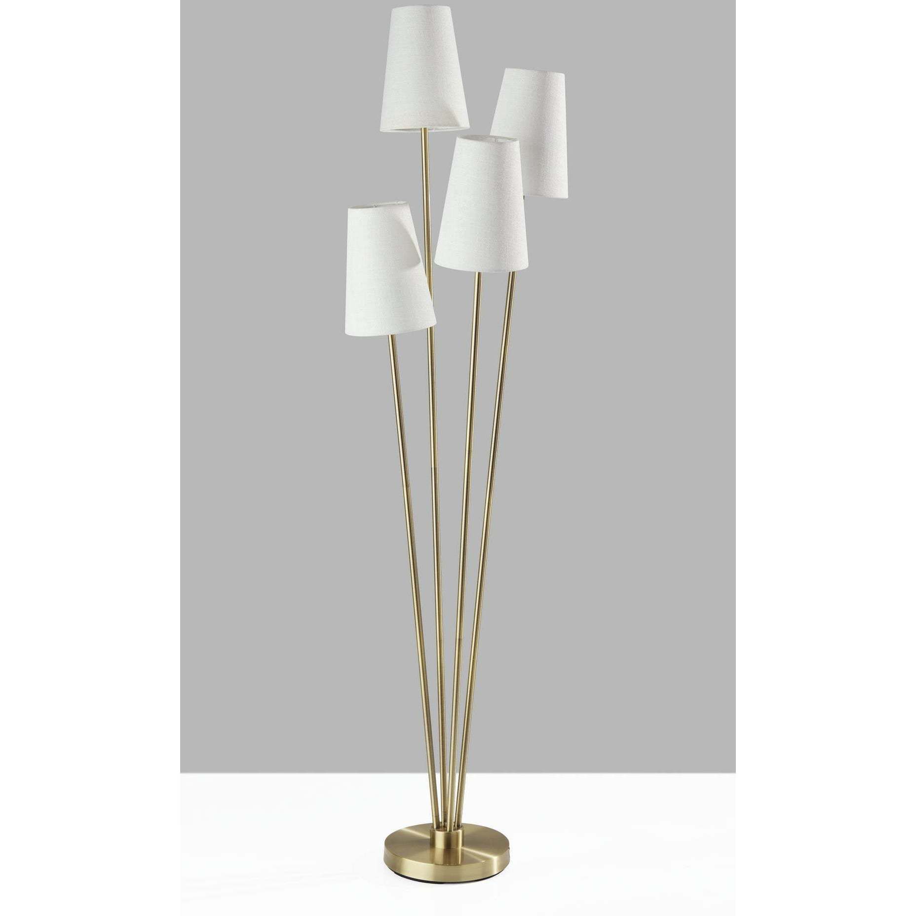 Wentworth 68 inch 40.00 watt Antique Brass Floor Lamp Portable Light