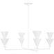 Christiane Lemieux Cornet 4 Light 46 inch Cast Plaster Chandelier Ceiling Light