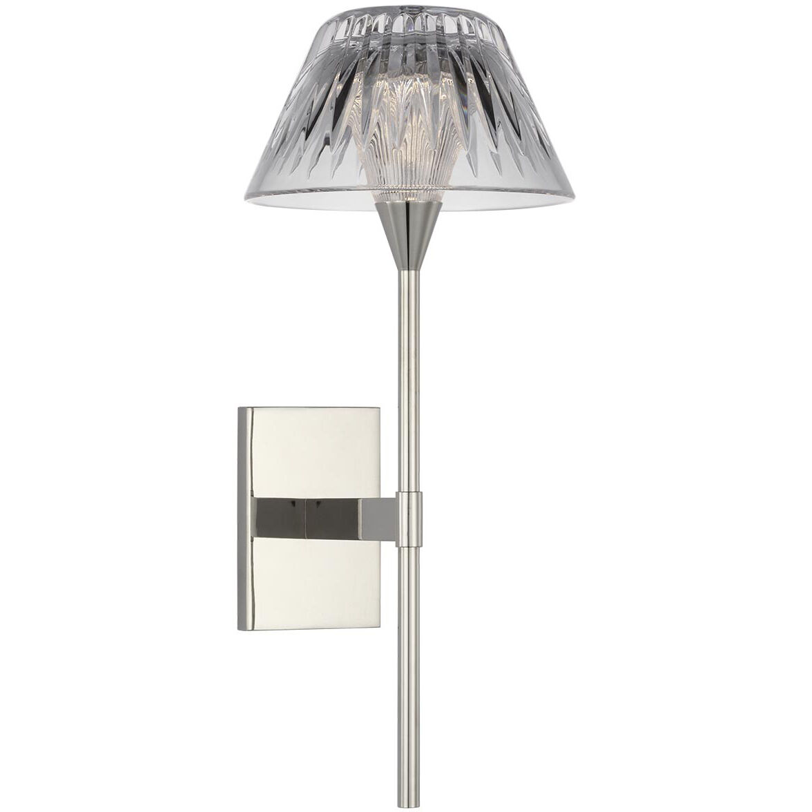 Waterford Blaze Sconce Wall Light in Polished Nickel