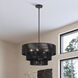 Acordia 6 Light 23 inch Black Pendant Chandelier Ceiling Light