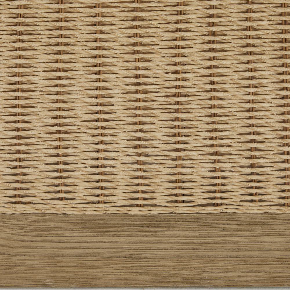 Delrio 96 X 30 inch Honey Outdoor Dining Table