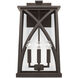 Marshall 4 Light 20 inch Oiled Bronze Outdoor Wall Lantern