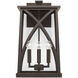 Marshall 4 Light 20 inch Oiled Bronze Outdoor Wall Lantern