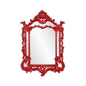 Arlington 49 X 34 inch Glossy Red Wall Mirror