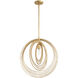 Doral 1 Light 20 inch Renaissance Gold Chandelier Ceiling Light