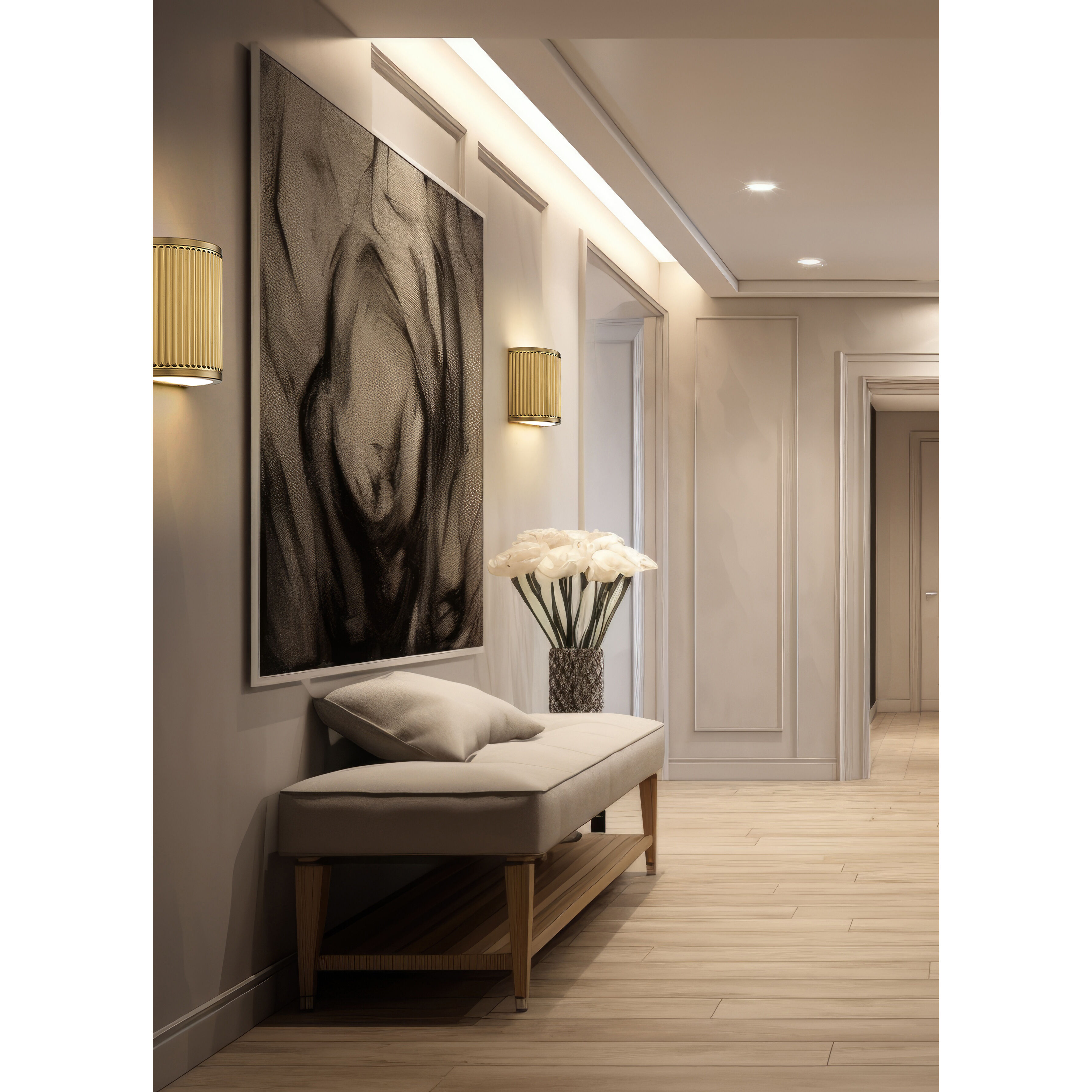 Stari Wall Sconce Wall Light in Modern Gold